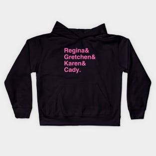 Plastics List (Black) Kids Hoodie